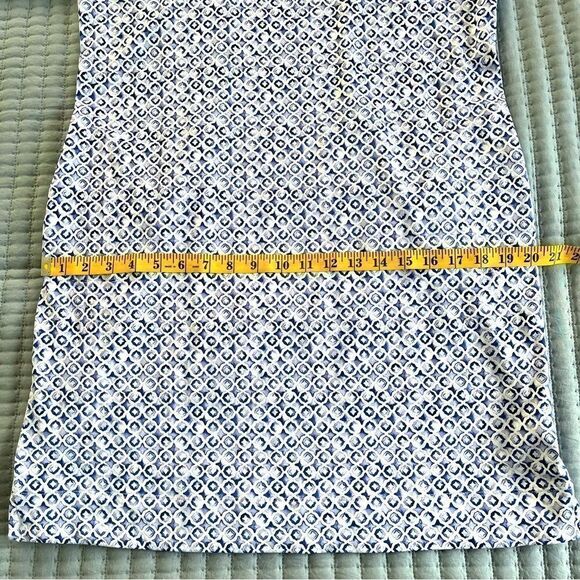 Tommy Bahama Aubrey Tile Isle IslandZone Shift Dress Blue and White Size Medium - Picture 7 of 14
